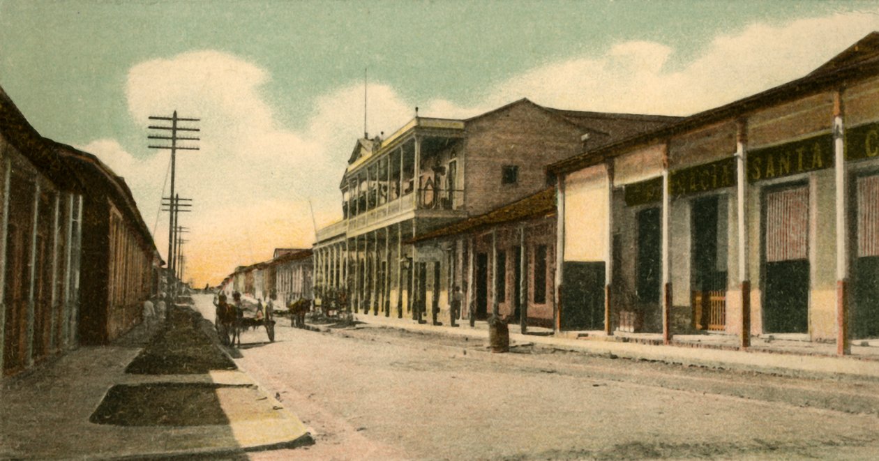 Guantanamo - Calle Calixto Garcia, 1907 von Unbekannt