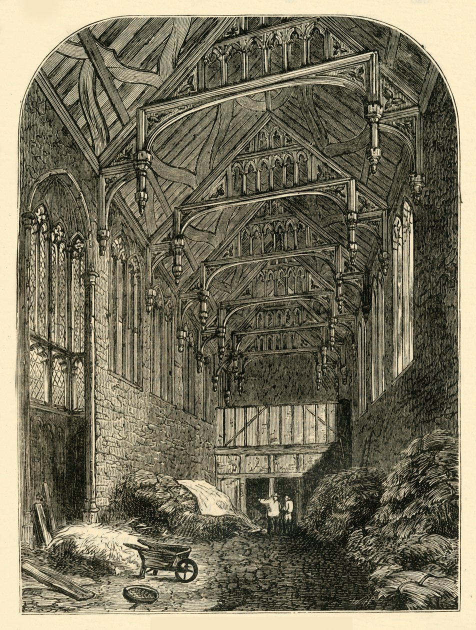 Halle des Eltham Palace im Jahr 1835, um 1878 von Unbekannt