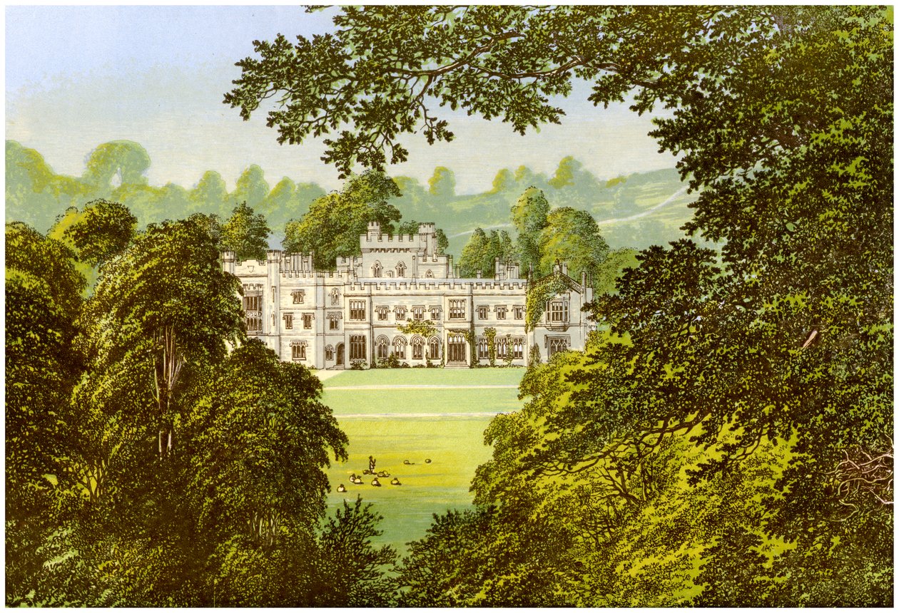 Hampton Court, Herefordshire, Heimat der Familie Arkwright, ca. 1880 von Unbekannt