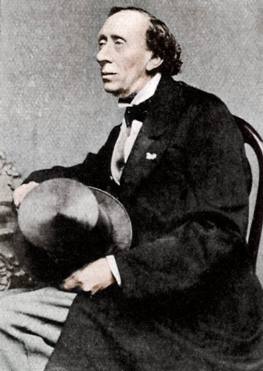 Hans Christian Andersen, dänischer Autor und Dichter von Unbekannt