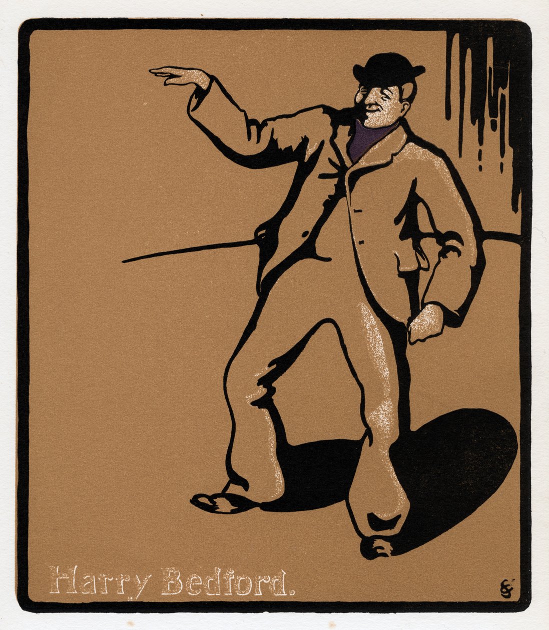Harry Bedford, Theaterdarsteller, spätes 19. Jahrhundert von Unbekannt