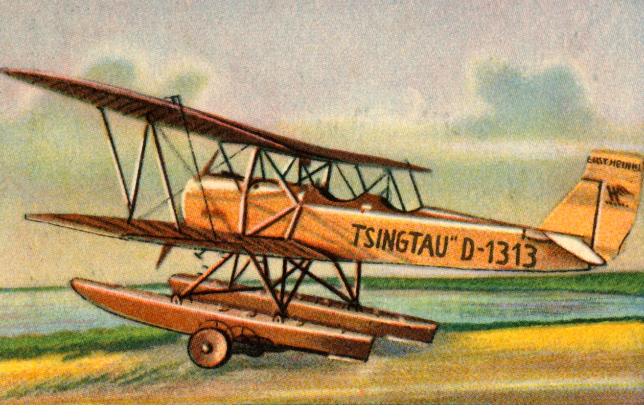 Heinkel HD 24 W Tsingtau Wasserflugzeug, 1920er, 1932 von Unbekannt