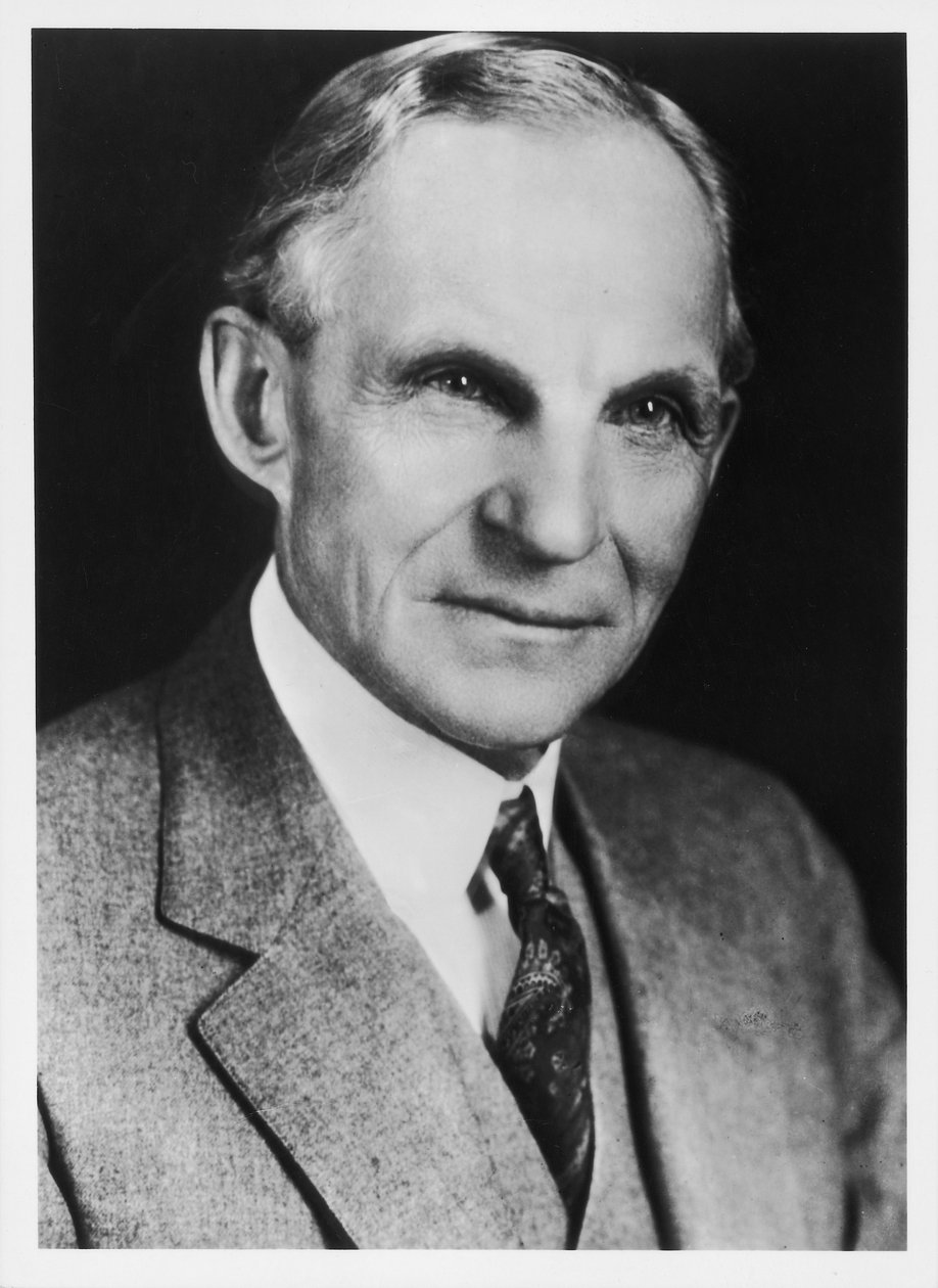 Henry Ford, amerikanischer Automobilingenieur und Hersteller, 1908 von Unbekannt