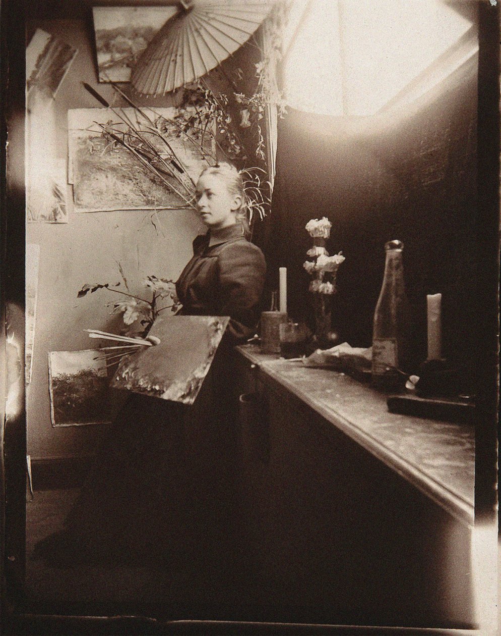 Hilma af Klint an der Kungliga Akademien in Stockholm von Unbekannt
