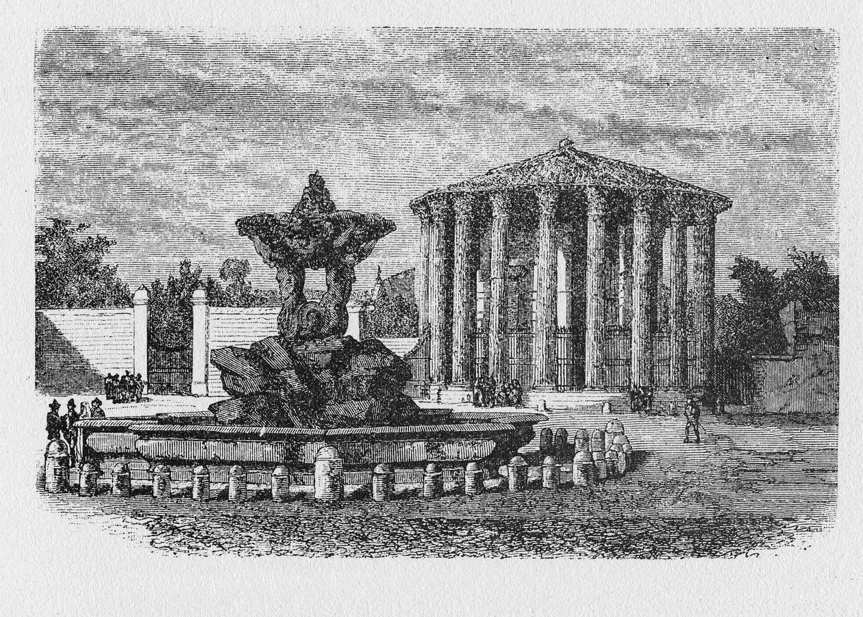 Geschichte des antiken Roms. Forum Boarium war das Viehforum venalium des antiken Roms. von Unbekannt