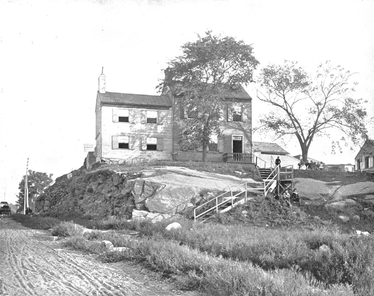 Haus von Edgar Allen Poe, Ravenswood, Long Island, New York, USA, ca. 1900 von Unbekannt