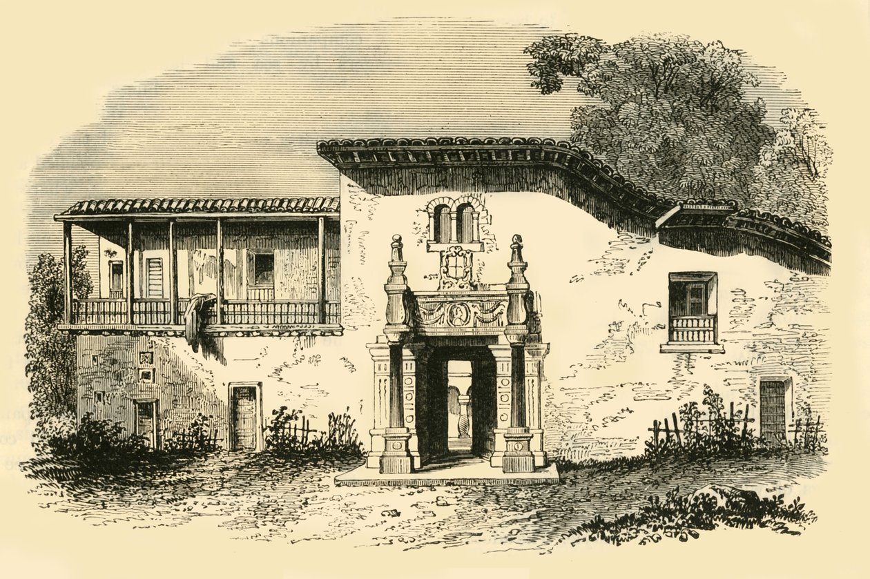 Haus von Pizarro, Cuzco, 1890 von Unbekannt