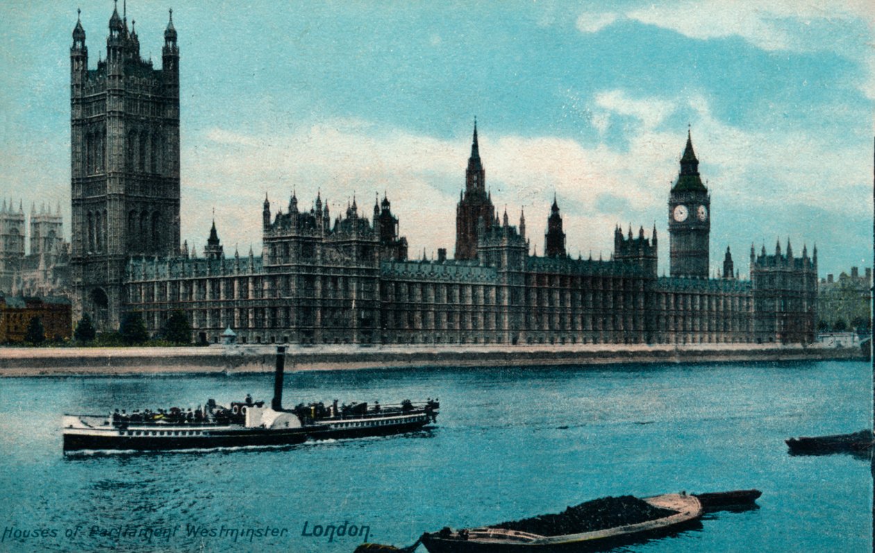 Häuser von Westminster, London, 1907, ca. 1900-1930 von Unbekannt