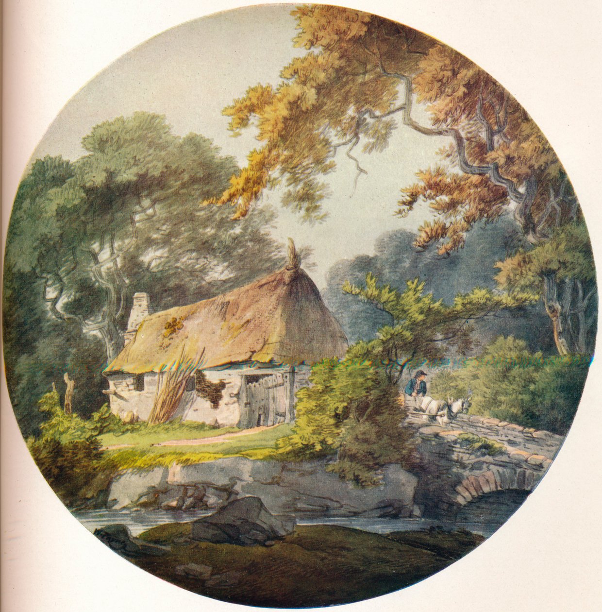 Hütte in der Nähe von Yealmpton, Devon, 1921 von Unbekannt