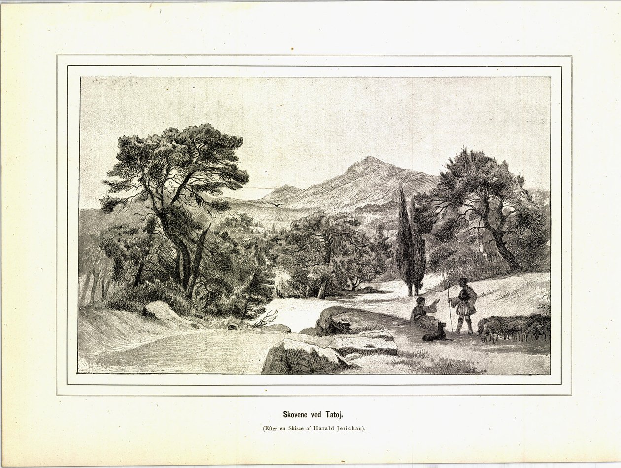 Illustration aus dem Buch Brogede rejsebilleder von Jerichau-Baumann, Elisabeth und veröffentlicht von Forlagsbureauet (Kopenhagen, 1881) von Unbekannt
