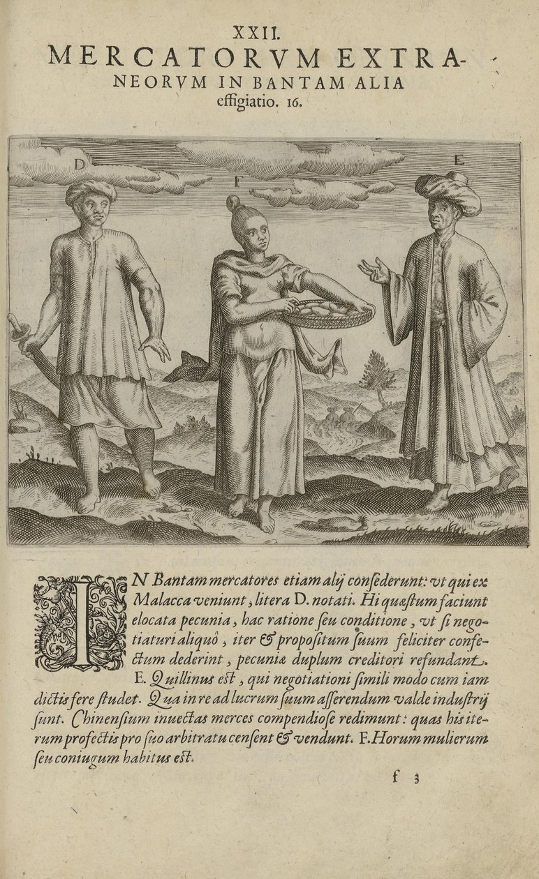 Illustration aus dem Buch India Orientalis von unbekanntem Autor und veröffentlicht von Excudebat Matthaeus Beckerus von Unbekannt