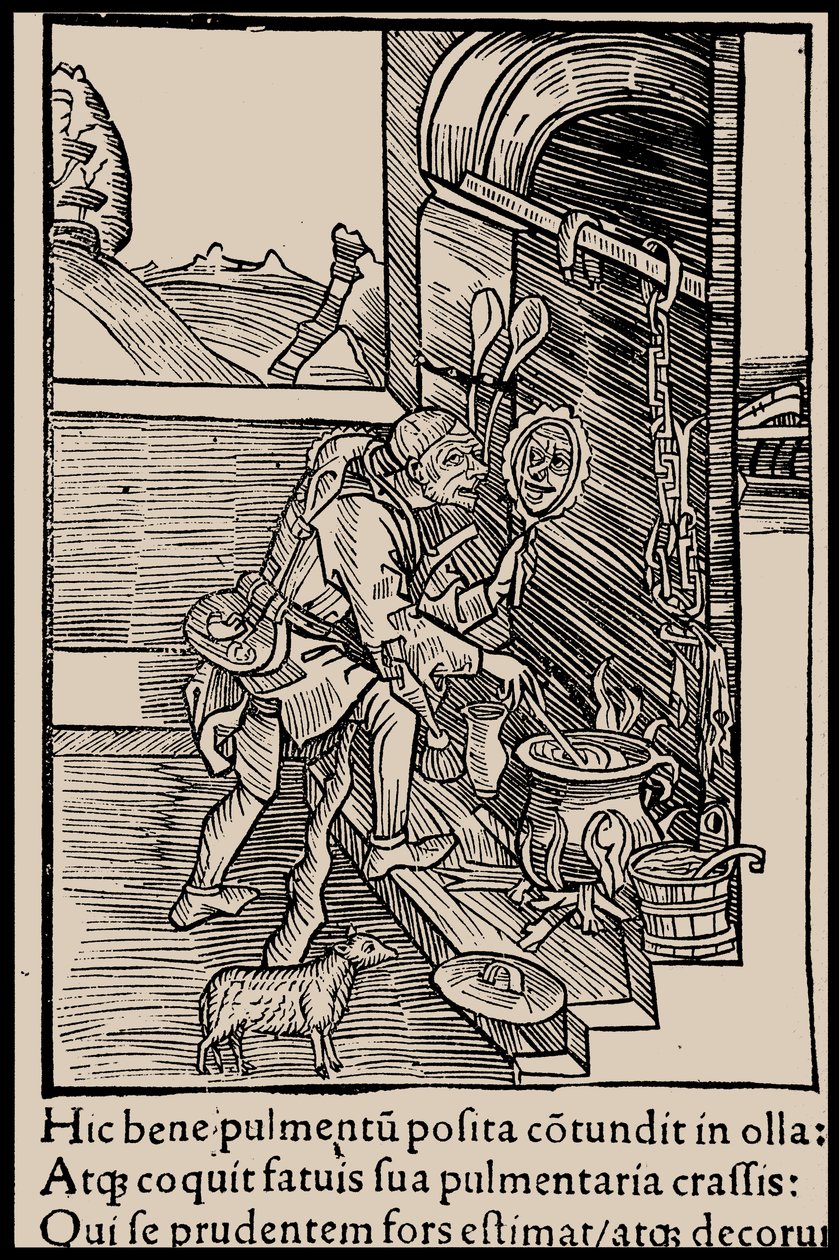 Illustration zum Buch Narrenschiff von Sebastian Brant von Unbekannt