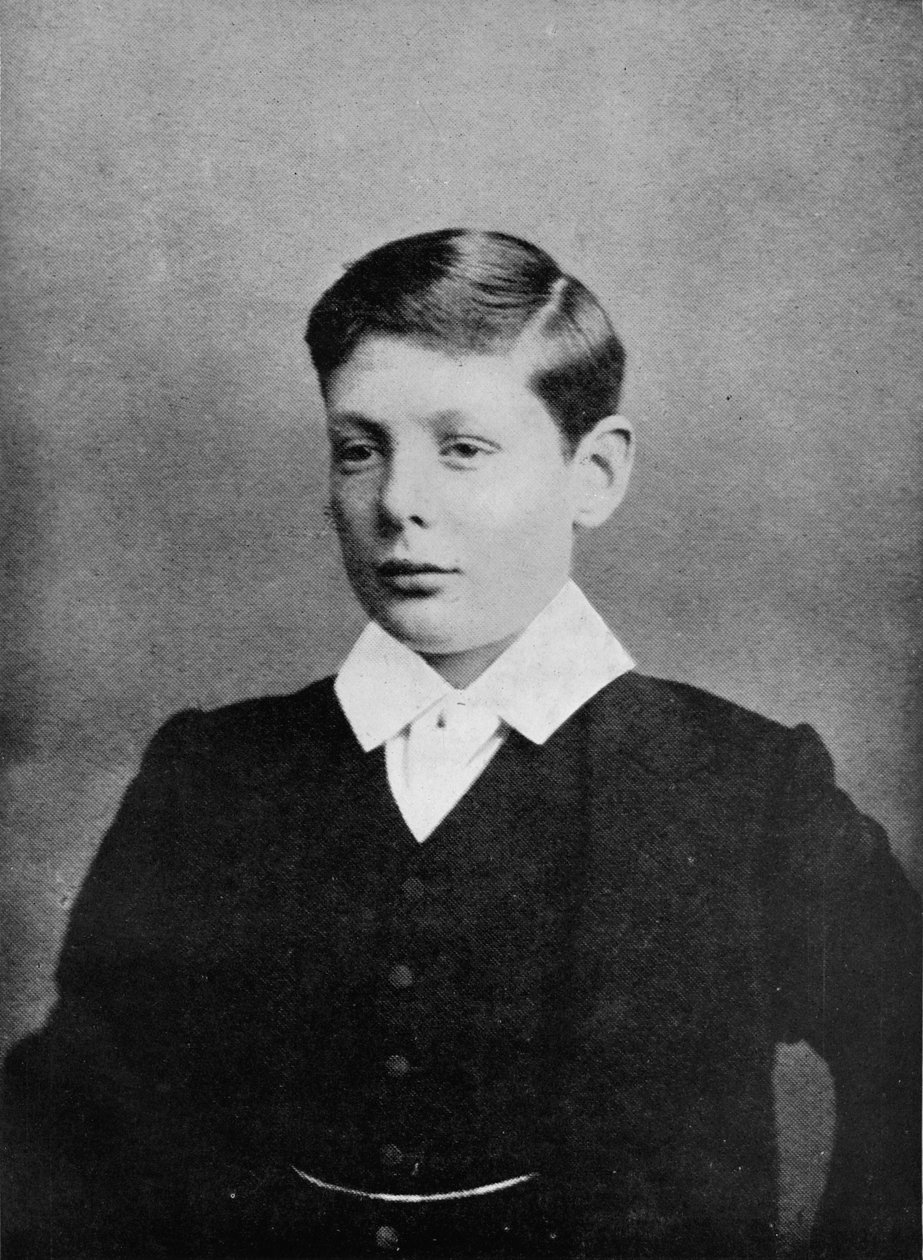 1888 ging Winston S. Churchill nach Harrow, ca. 1888, 1945 von Unbekannt