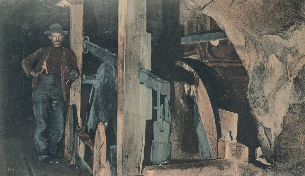 In einer Rand-Mine - Ein Endkipper, frühes 20. Jahrhundert von Unbekannt