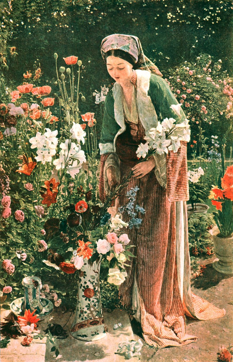 Im Garten des Beys, 1865, ca. 1902 von Unbekannt