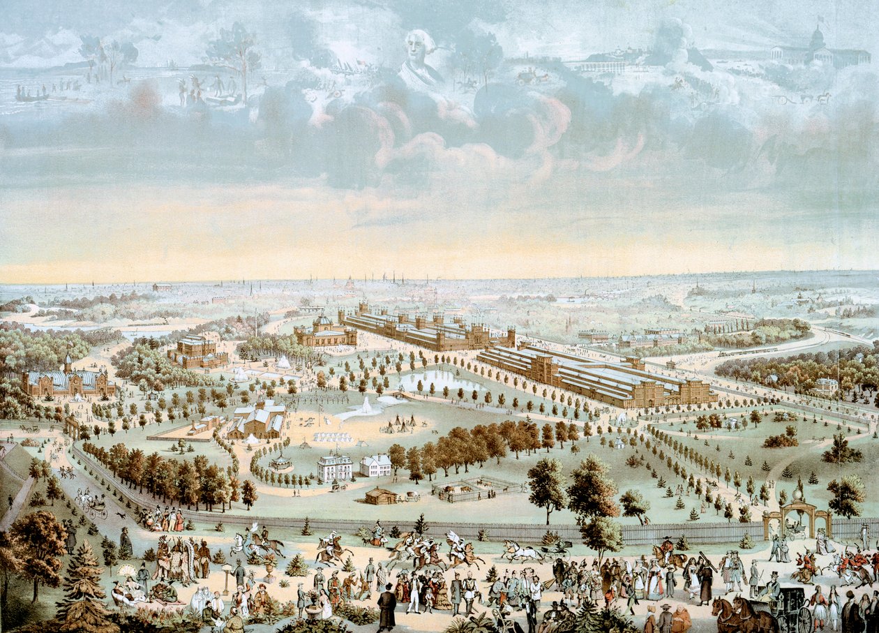 Internationale Ausstellung von 1876 in Philadelphia, Pennsylvania, USA, 1876 von Unbekannt