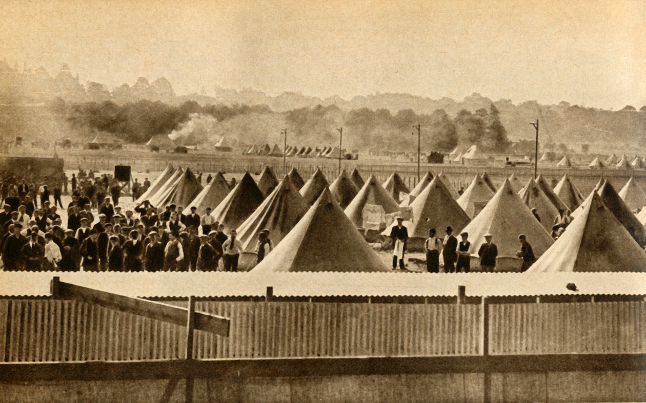 Internierungslager für feindliche Ausländer, Newbury, Erster Weltkrieg von Unbekannt