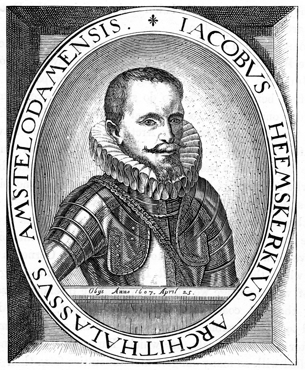 Jacob van Heemskerk, niederländischer Marineoffizier und Entdecker, ca. 1595 von Unbekannt