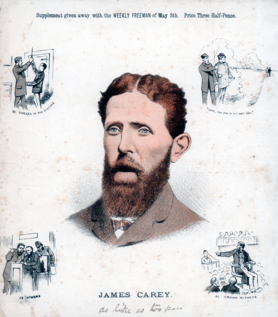 James Carey, irischer Republikaner und Informant von Unbekannt