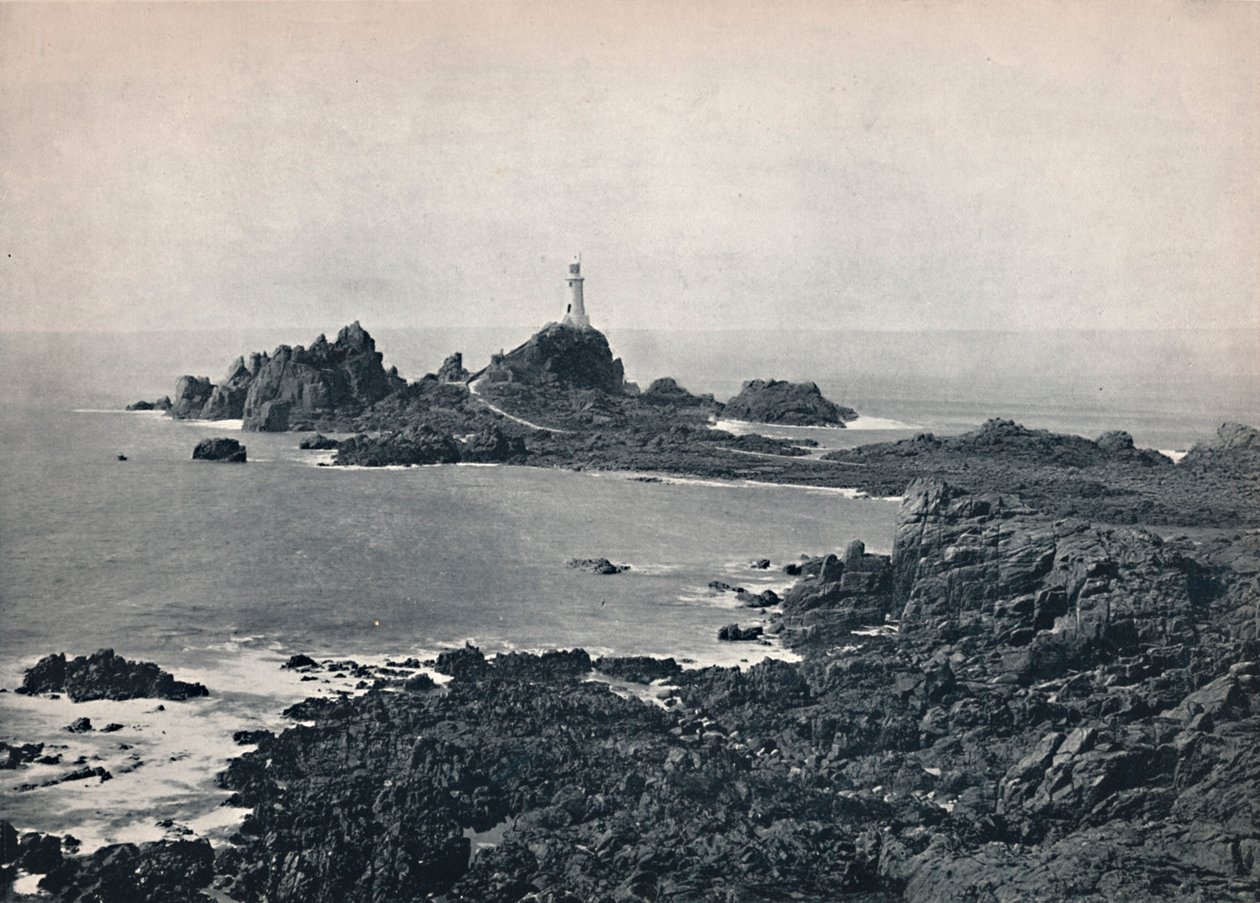 Jersey - La Corbiere Felsen und Leuchtturm von Unbekannt