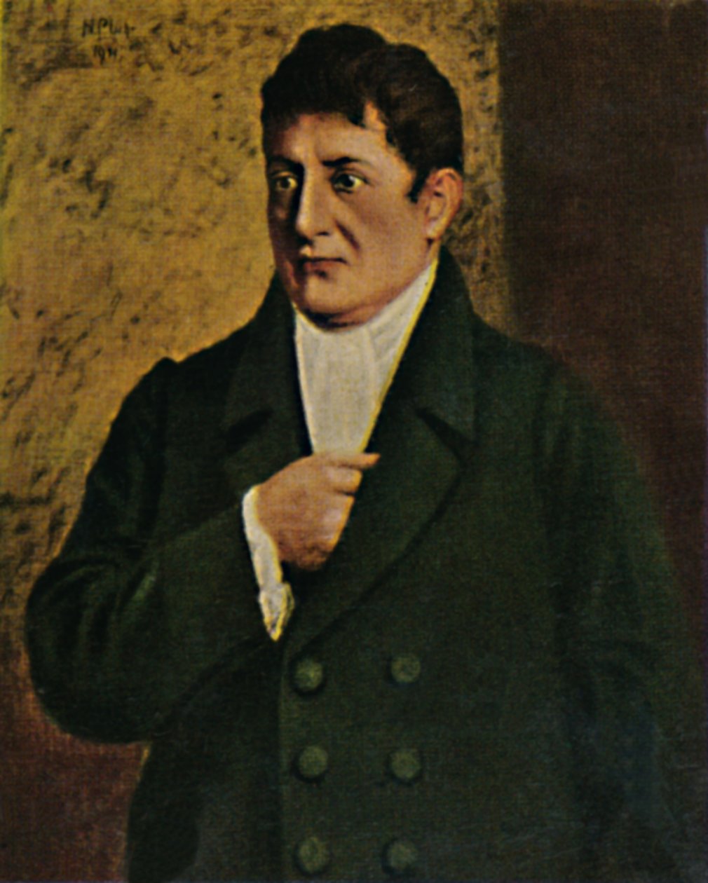 Johann Gottlieb Fichte 1762-1814 - Gemälde von Professor Plühr, 1934 von Unbekannt