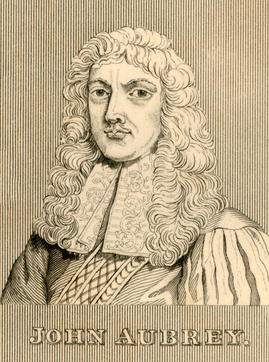 John Aubrey, 1626-1697, 1830 von Unbekannt