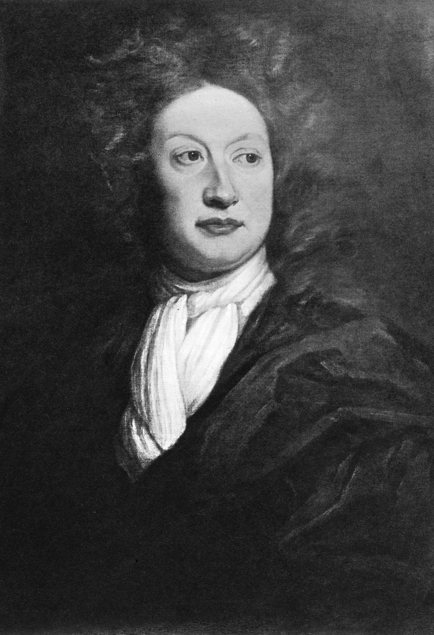 John Dryden, englischer Dichter, Literaturkritiker und Dramatiker, 19. Jahrhundert von Unbekannt