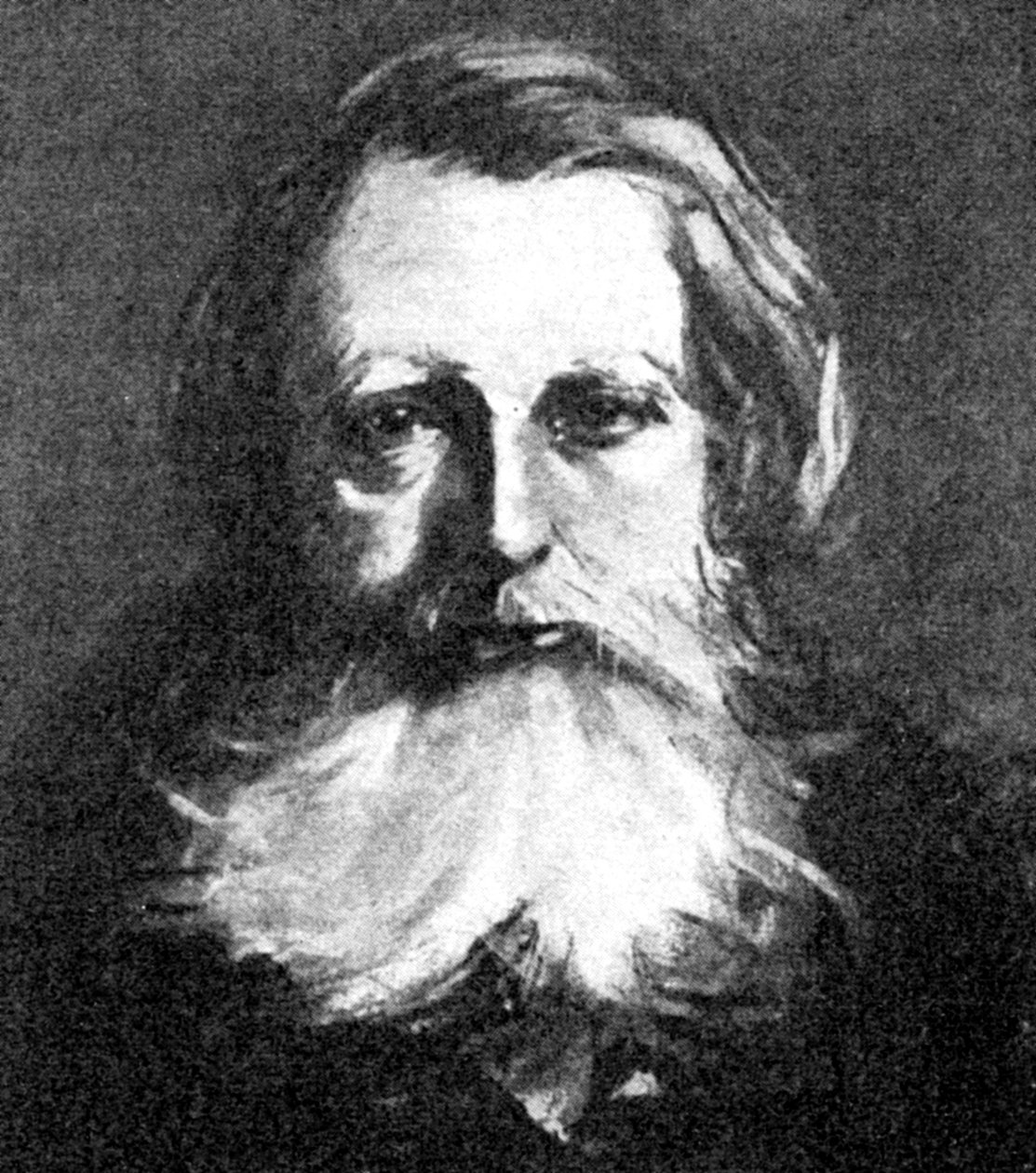 John Ruskin, viktorianischer Kunstkritiker, 1923 von Unbekannt