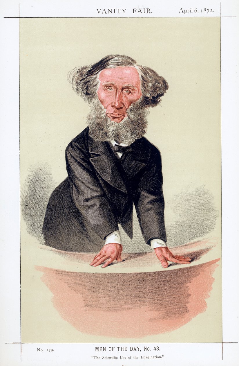 John Tyndall, irisch-britischer Physiker, 1872 von Unbekannt