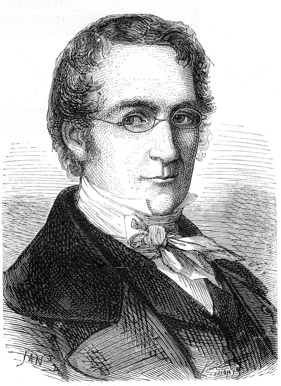Joseph Louis Gay-Lussac, französischer Chemiker, Physiker und Ballonfahrer von Unbekannt