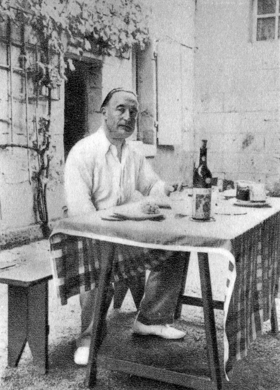 Jules Romains, französischer Dichter und Schriftsteller, 1935 von Unbekannt