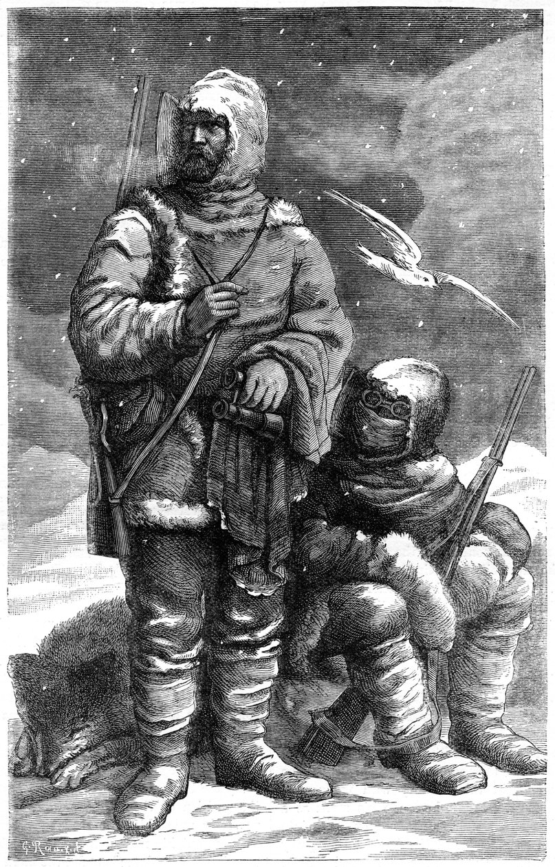 Julius Payer 1841-1915, österreichisch-ungarischer Arktisforscher und Landschaftskünstler, 19. Jahrhundert von Unbekannt