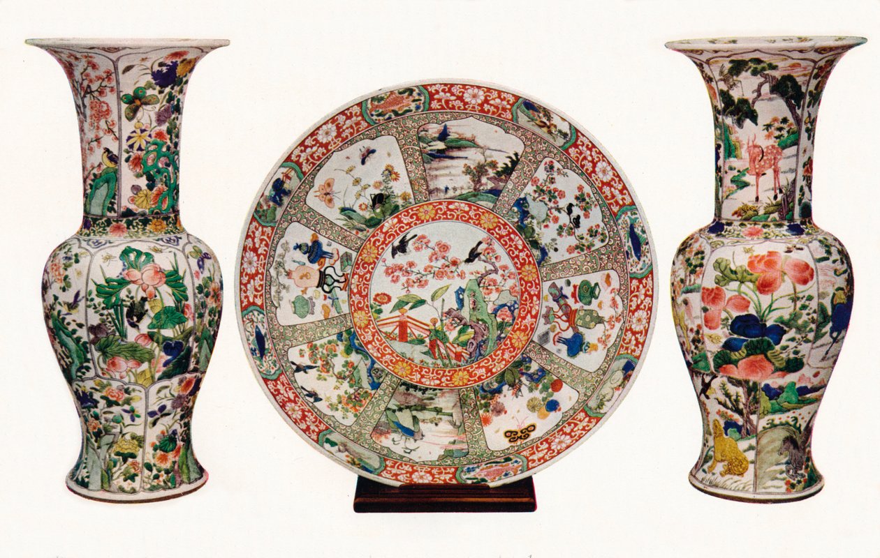 Porzellan der Kangxi-Periode, 1925 von Unbekannt