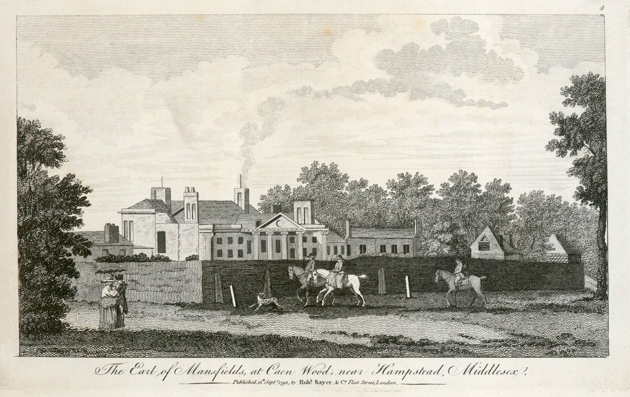 Kenwood House, Hampstead, London, 1792 von Unbekannt