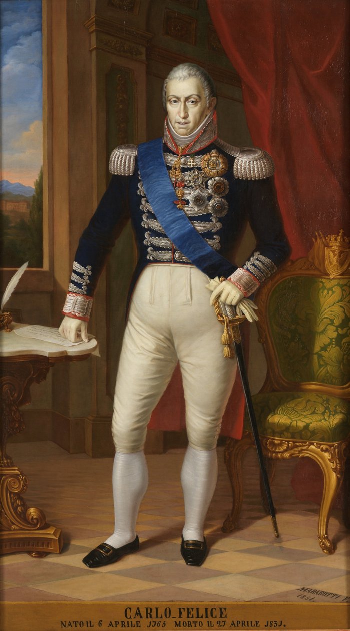 König Karl Felix von Sardinien 1765-1831 von Unbekannt