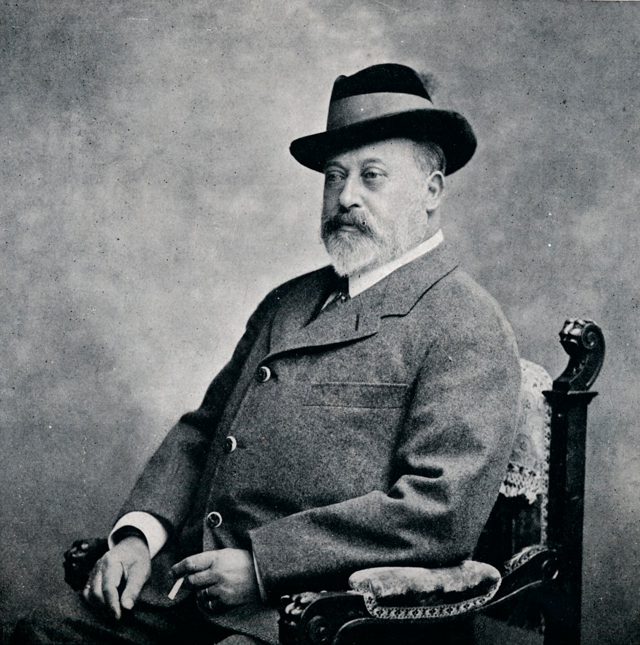 König Edward VII. mit Tirolerhut, 1903-1911 von Unbekannt
