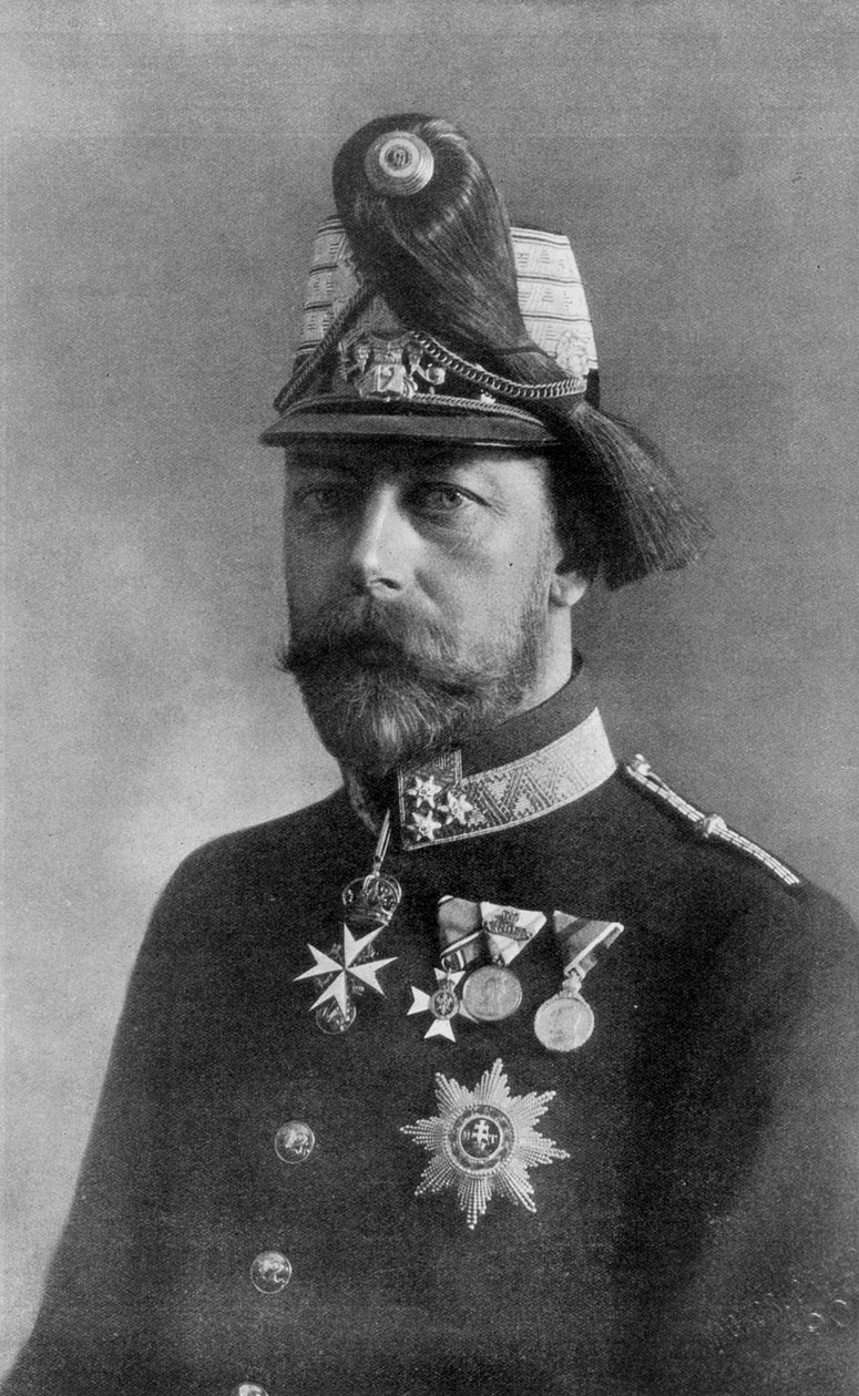 König Georg der Fünfte in österreichischer Uniform, 1910 von Unbekannt