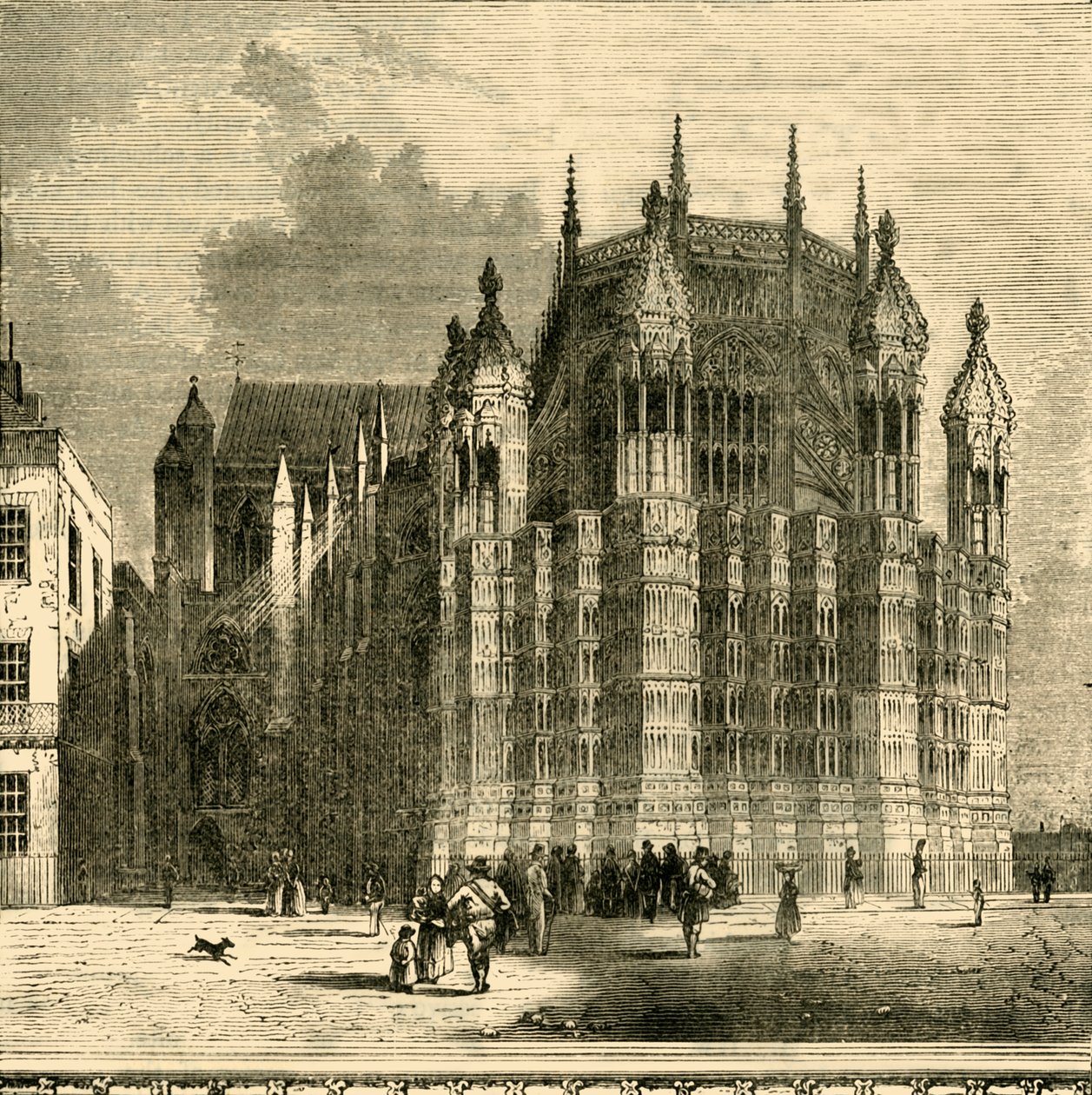 Kapelle von König Heinrich VII., 1881 von Unbekannt