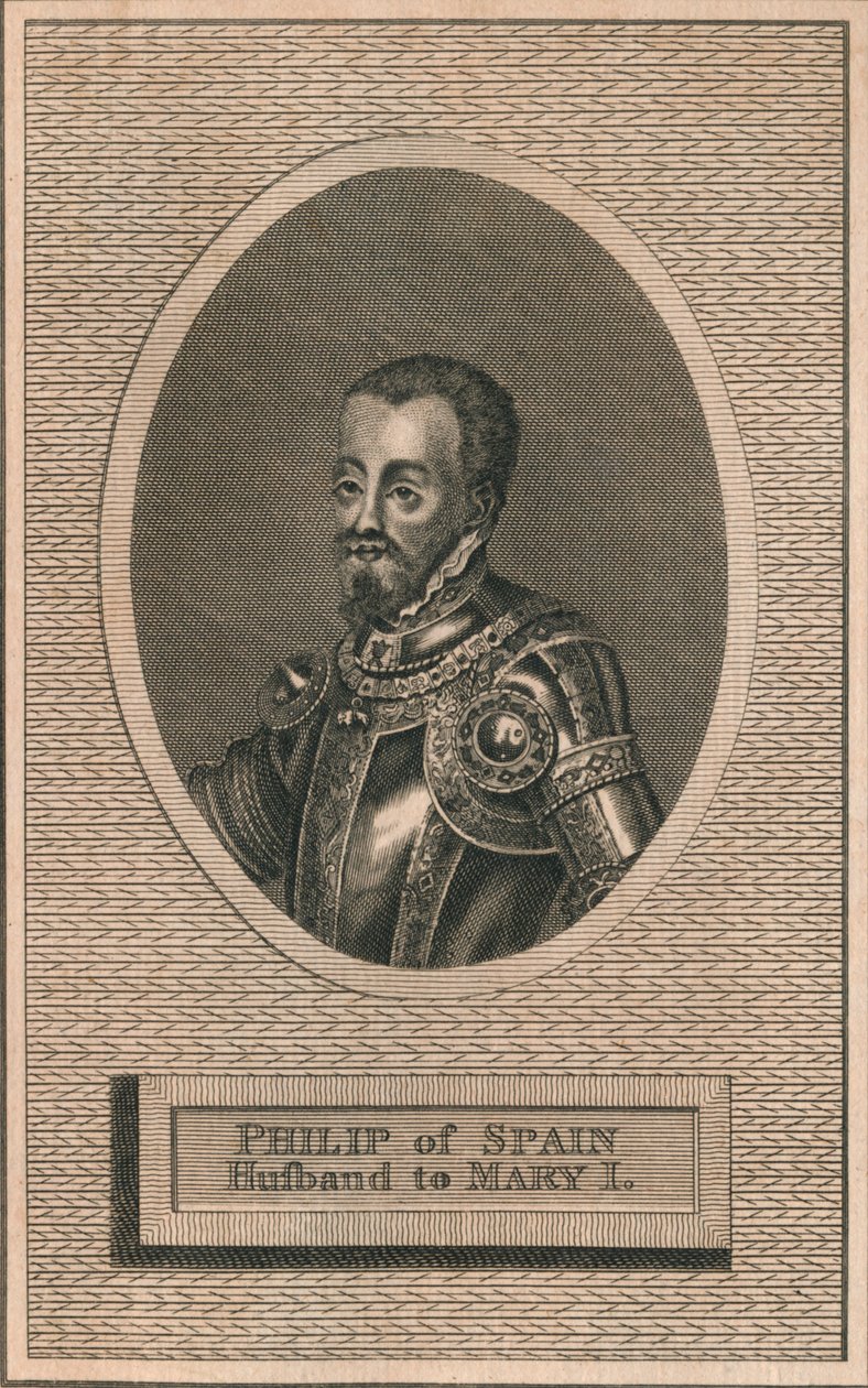 König Philipp II. von Spanien, Ehemann von Königin Maria I., 1793 von Unbekannt