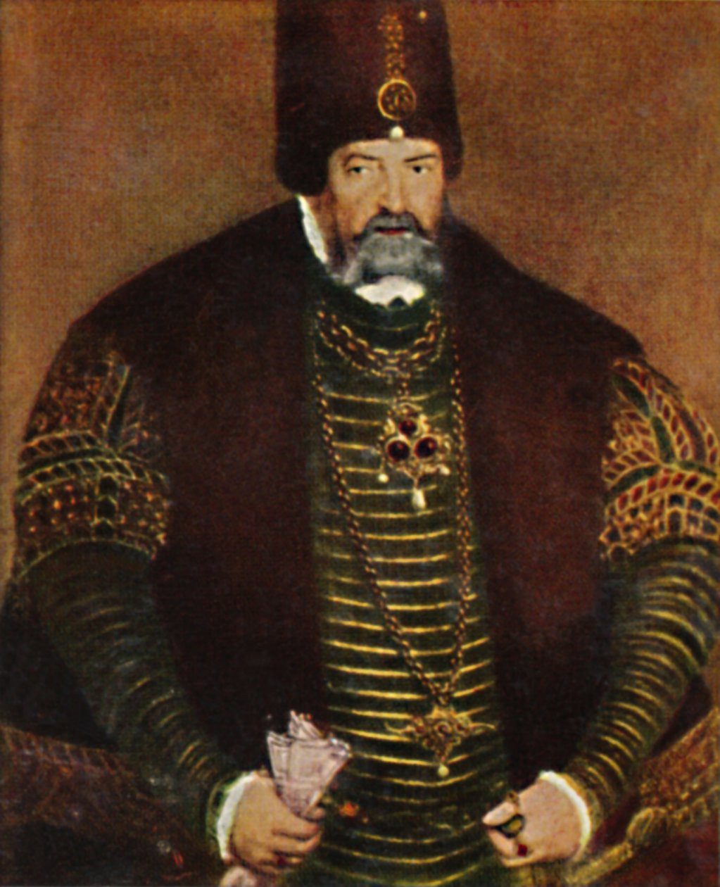 Kurfürst Joachim II. von Brandenburg 1505-1571. - Gemälde von L. Cranach, o.J., 1934 von Unbekannt
