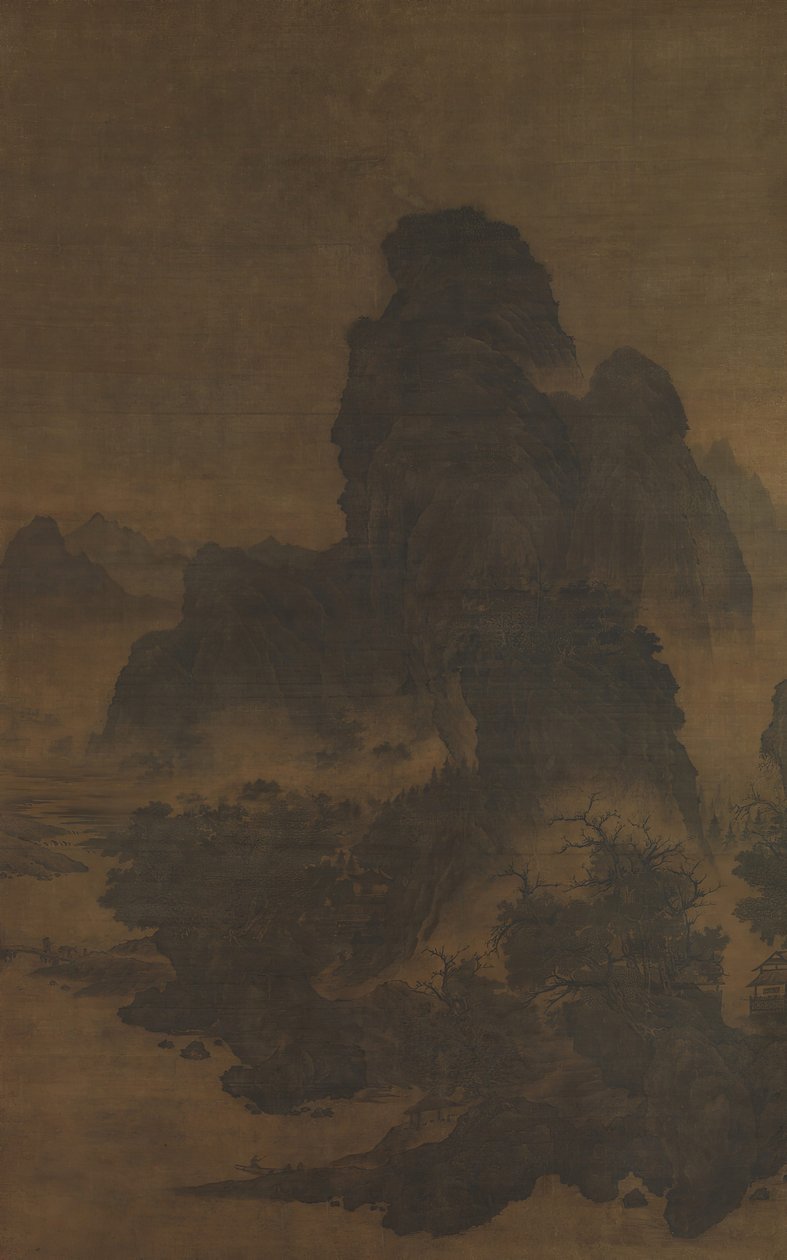Landschaft im Stil von Fan Kuan, frühes 12. Jahrhundert von Unbekannt