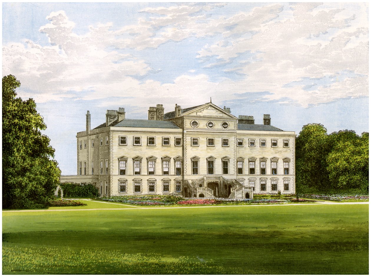 Lathom House, Lancashire, Heim von Lord Skelmersdale, um 1880 von Unbekannt