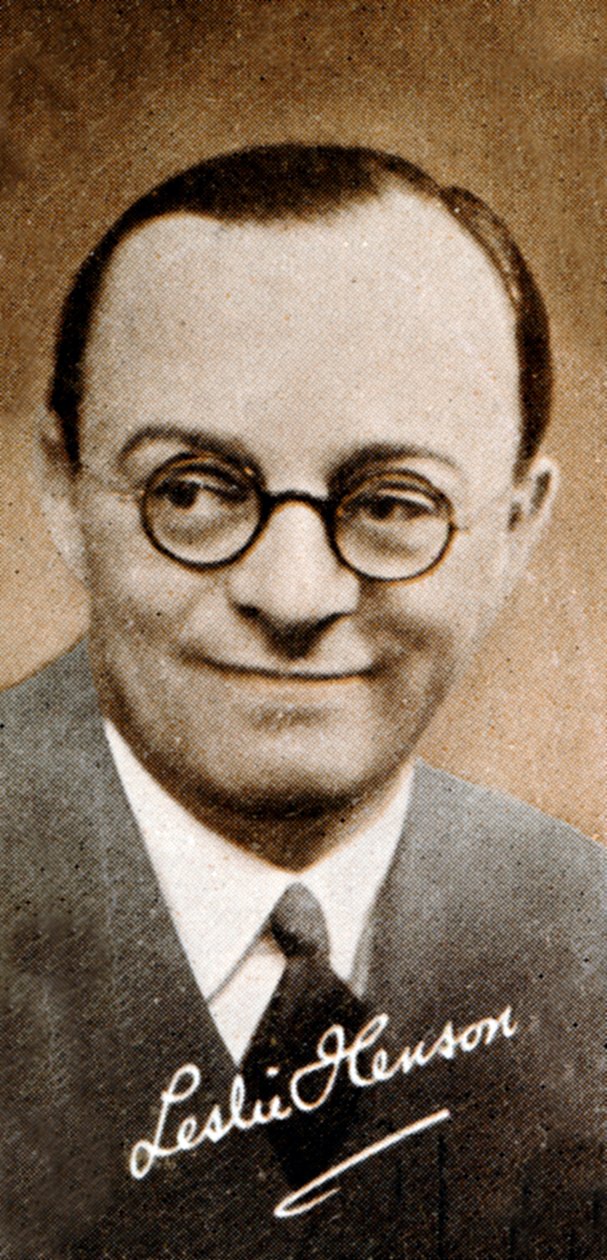 Leslie Lincoln Henson 1891-1957, englischer Komiker, Schauspieler, Produzent und Regisseur, 1935 von Unbekannt