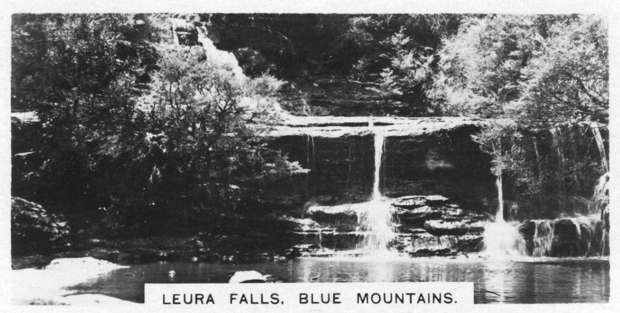 Leura Falls, Blue Mountains, Australien, 1928 von Unbekannt