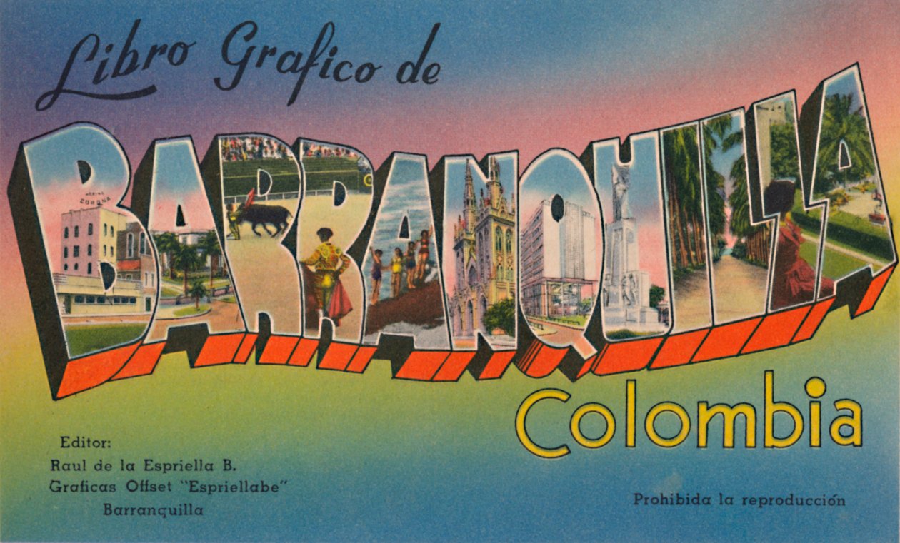 Libro Grafico de Barranquilla Kolumbien, ca. 1940er Jahre von Unbekannt