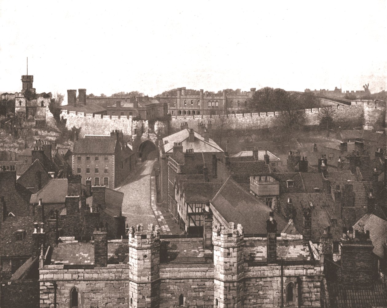 Schloss Lincoln, Lincolnshire, 1894 von Unbekannt