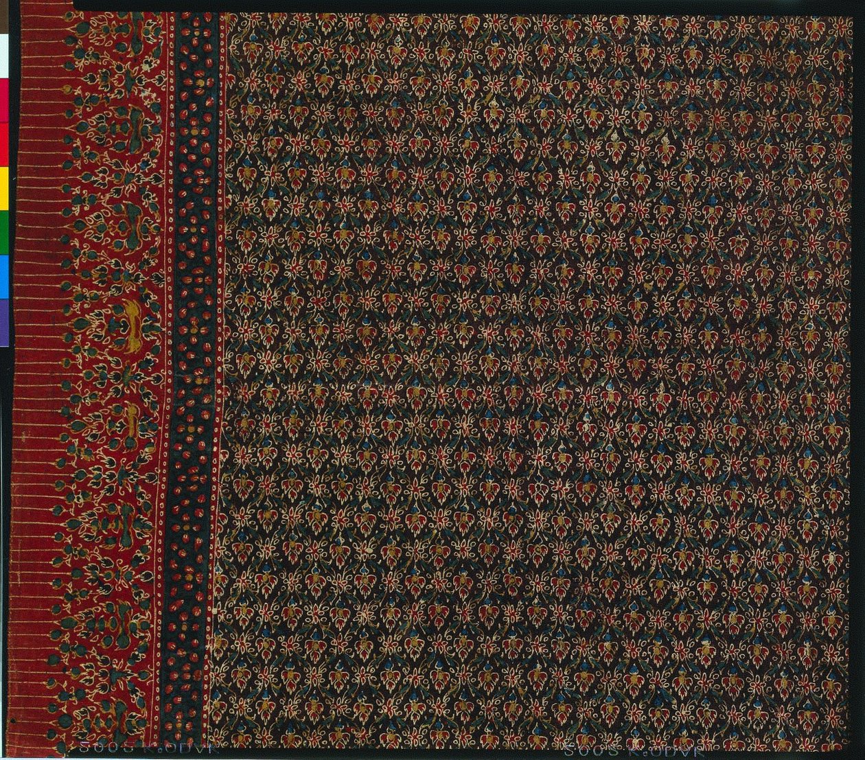 Lendentuch Pha nung oder Tuch für gewickeltes Kleidungsstück, späte 1800er - frühe 1900er Jahre von Unbekannt