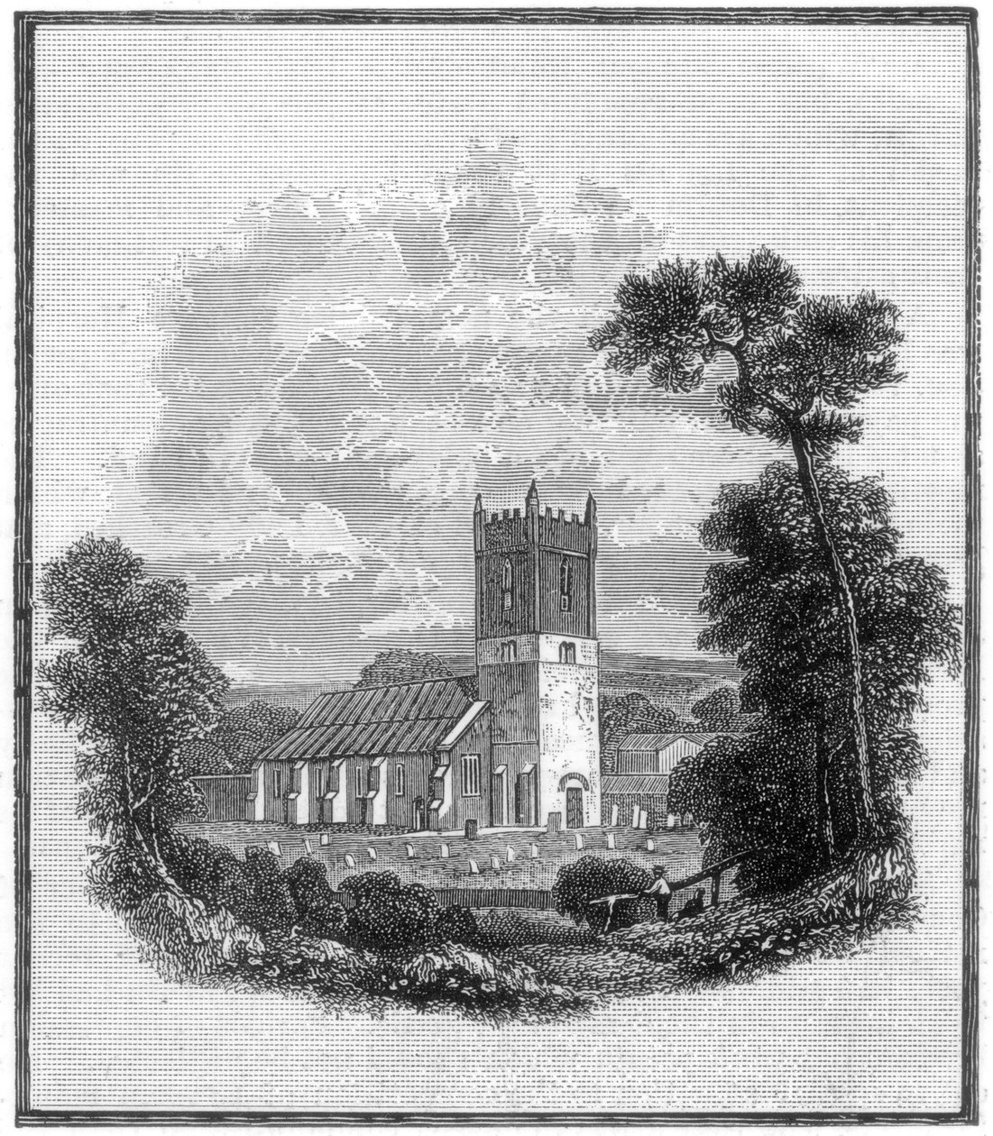 Lord Byrons Grabstätte, Hucknall Torkard Kirche, Nottinghamshire, 1888 von Unbekannt