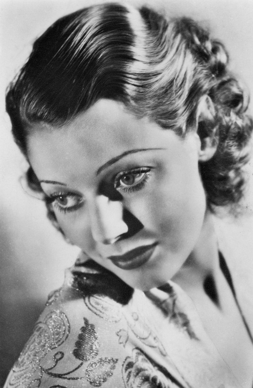 Loretta Young, amerikanische Schauspielerin, um 1930er Jahre von Unbekannt
