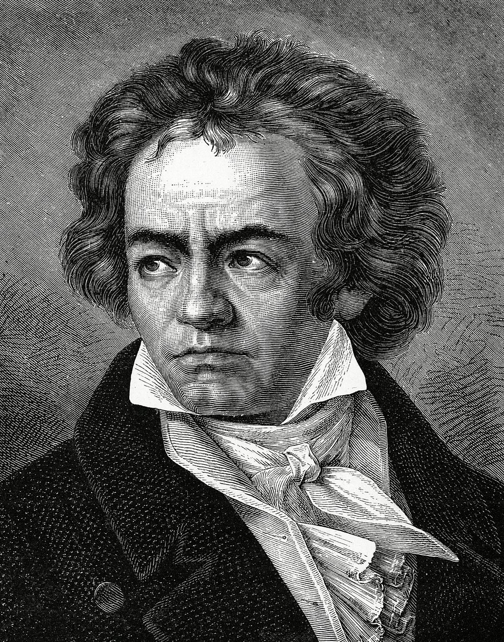 Ludwig van Beethoven, deutscher Komponist, 1770-1827 von Unbekannt